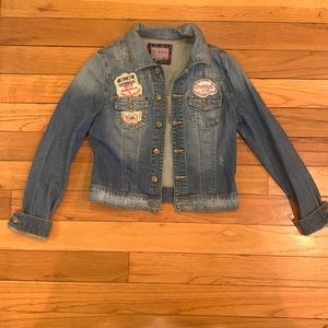 Denim Jacket with retro patches